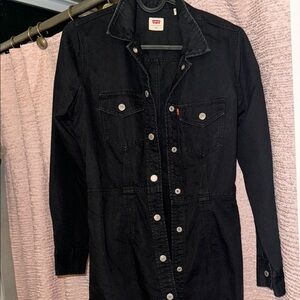Levi's Women's Black Denim dress/ jacket